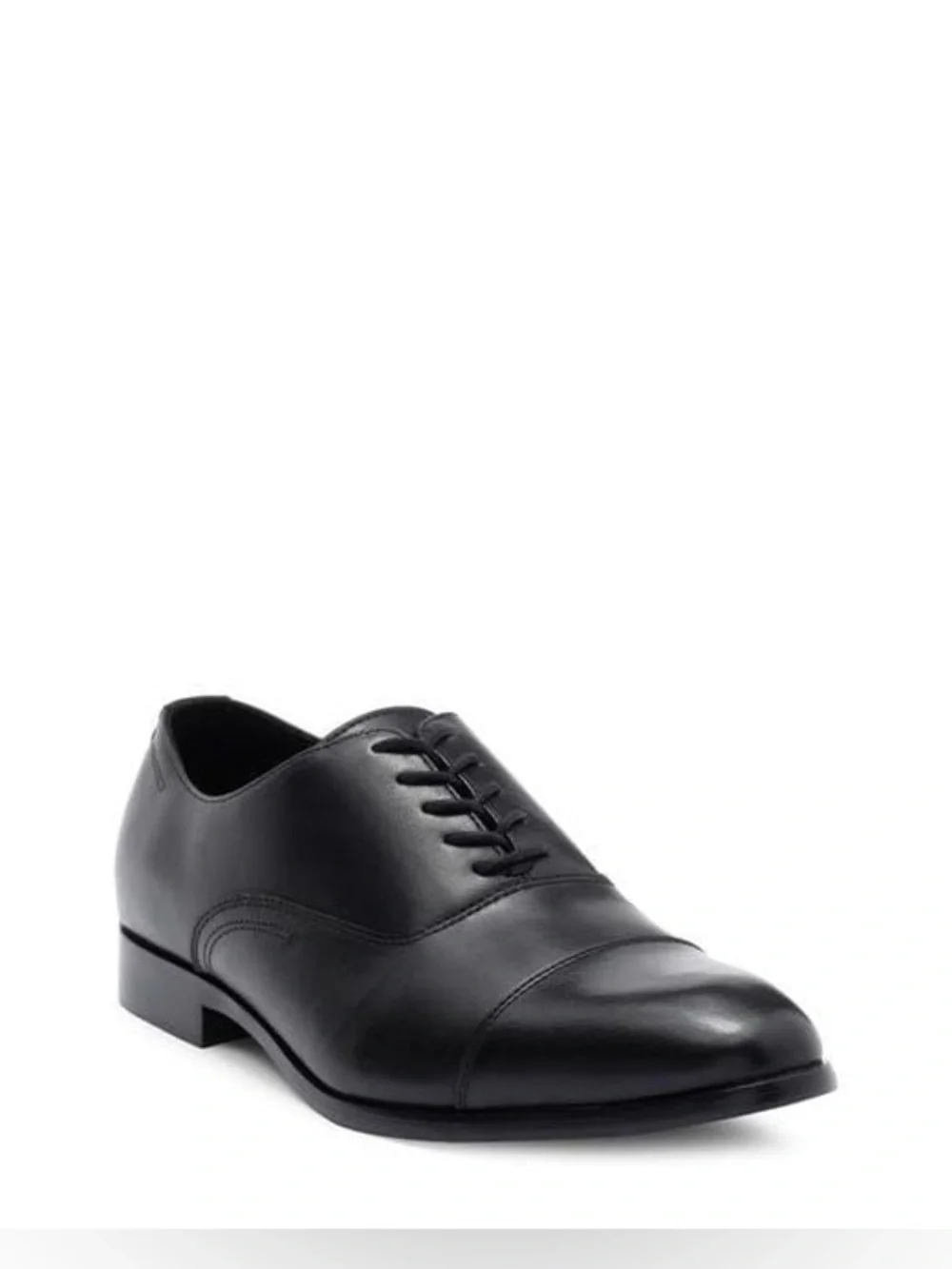 NWT Nordstrom Derby Dress Shoe Harry Black Cap Toe Men Size 9